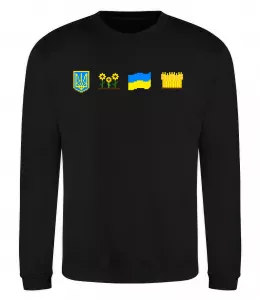 Свитшот Born to love her, колір - сірий, розмір - S Серый меланж фото