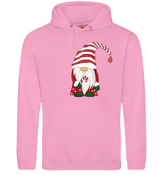 Чоловіча толстовка (худі) Гном(family look) для нього Рожевий фото