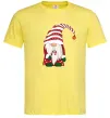 Чоловіча футболка Гном(family look) для нього Лимонний фото