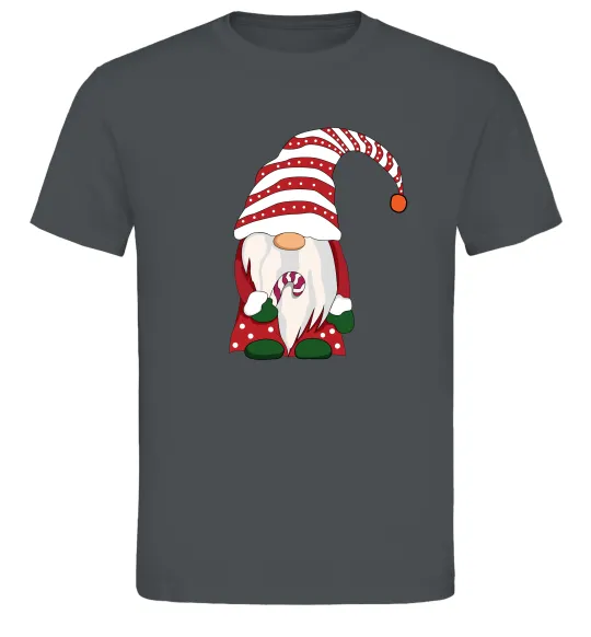 Чоловіча футболка Гном(family look) для нього Графіт фото