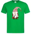 Чоловіча футболка Гном(family look) для нього Зелений фото
