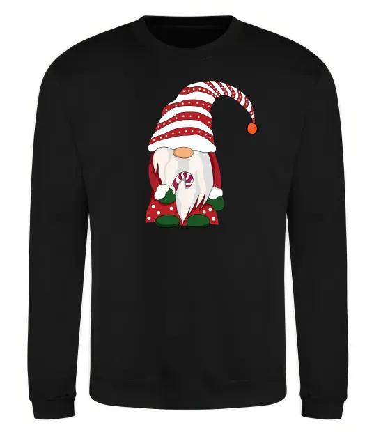 Світшот Гном(family look) для нього Чорний фото