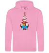Жіноча толстовка (худі) Гном(family look) для неї Рожевий фото