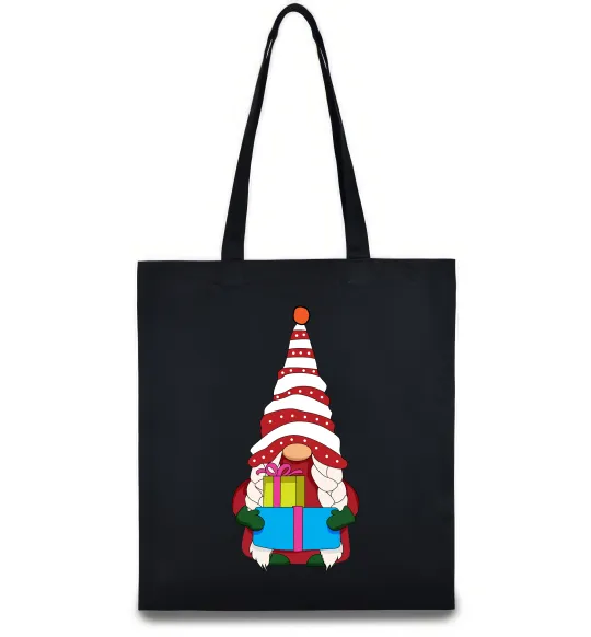 Эко-сумка Гном(family look) для неї Черный фото