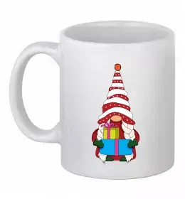 Чашка керамічна Гном(family look) для неї Білий фото