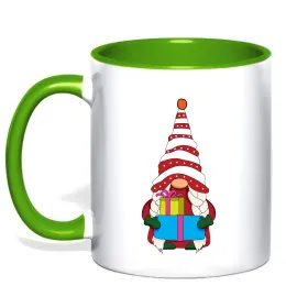 Чашка з кольоровою ручкою