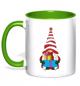 Чашка з кольоровою ручкою