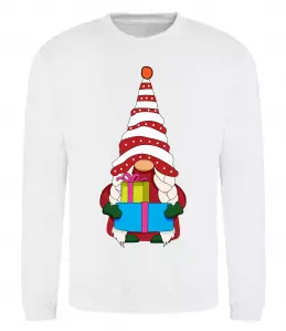 Свитшот Гном(family look) для неї Белый фото