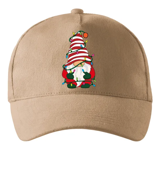 Кепка Гном(family look) для дитини Песочный фото