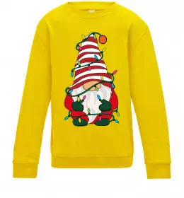 Детский Свитшот Гном(family look) для дитини Солнечно желтый фото