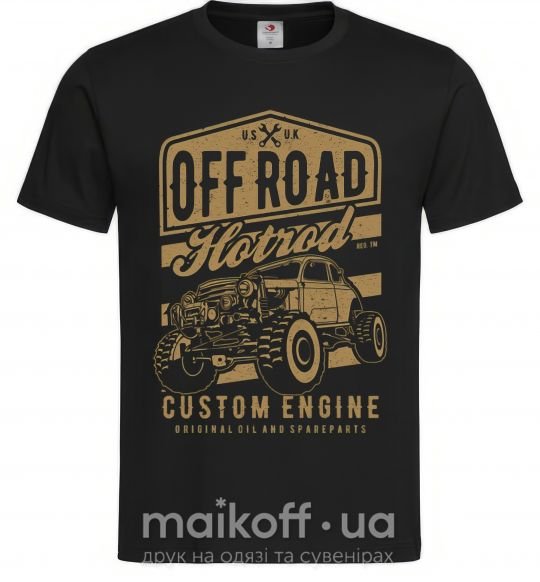 Чоловіча футболка Offroad Hotrod, чоловічий 4XL Чорний фото