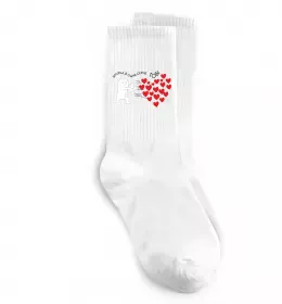 Носки Тисяча й одне серце тобі Белый фото