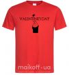 Чоловіча футболка VALENTINE'S DAY Червоний фото