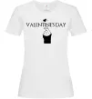 Женская футболка VALENTINE'S DAY Белый Женская футболка VALENTINE'S DAY Белый фото