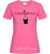 Жіноча футболка VALENTINE'S DAY Яскраво-рожевий фото
