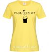 Жіноча футболка VALENTINE'S DAY Лимонний фото