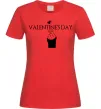 Женская футболка VALENTINE'S DAY Красный Женская футболка VALENTINE'S DAY Красный фото