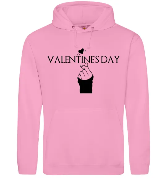 Женская толстовка (худи) VALENTINE'S DAY Розовый фото