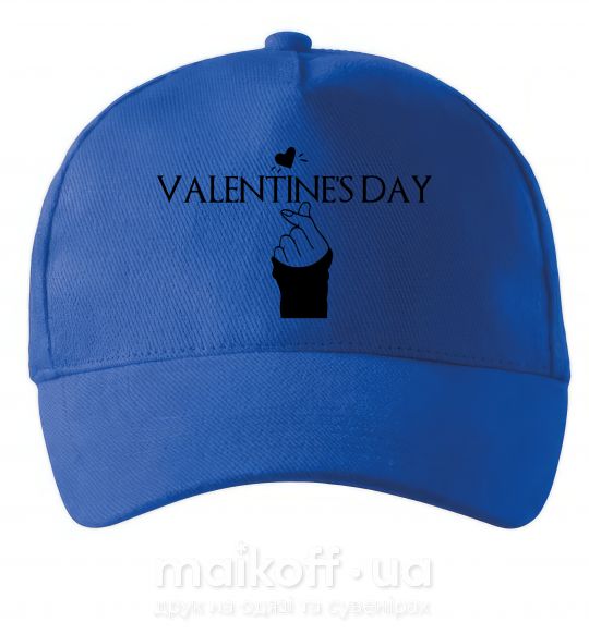 Кепка VALENTINE'S DAY Ярко-синий фото