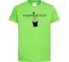 Дитяча футболка VALENTINE'S DAY Лаймовий Дитяча футболка VALENTINE'S DAY Лаймовий фото