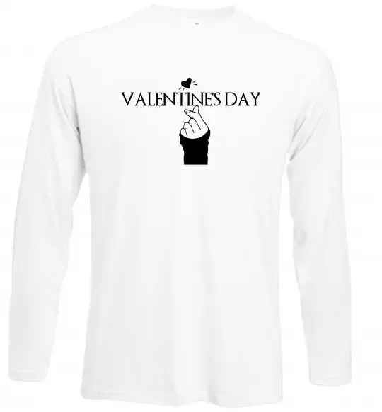 Лонгслив VALENTINE'S DAY Белый фото