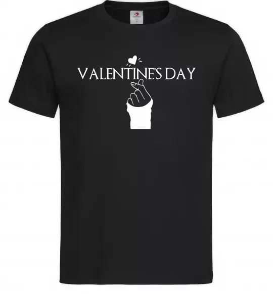 Мужская футболка VALENTINE'S DAY Черный фото