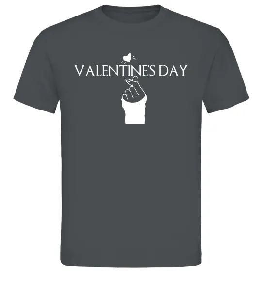 Мужская футболка VALENTINE'S DAY Графит фото