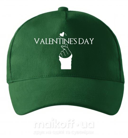 Кепка VALENTINE'S DAY Темно-зеленый фото