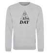 Свитшот DAY Серый меланж фото