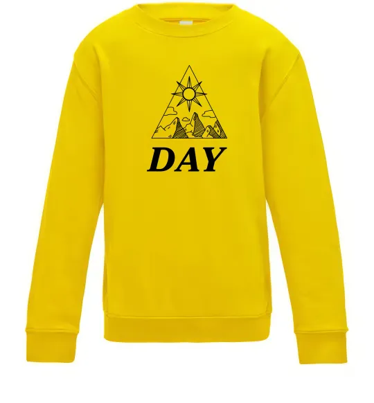 Детский Свитшот DAY Солнечно желтый фото