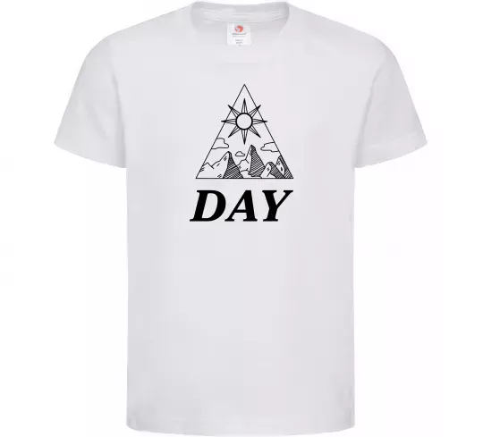 Детская футболка DAY Белый фото
