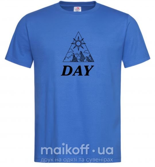 Мужская футболка DAY Ярко-синий фото