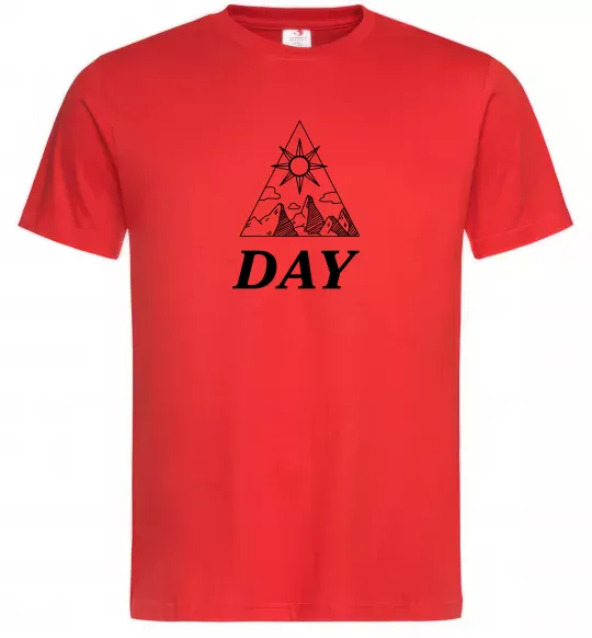 Чоловіча футболка DAY Червоний фото