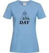 Женская футболка DAY Голубой Женская футболка DAY Голубой фото