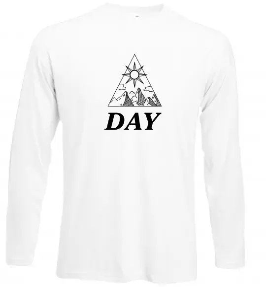 Лонгслив DAY Белый фото