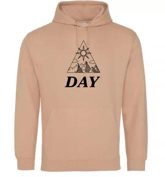 Жіноча толстовка (худі) DAY Пісочний фото