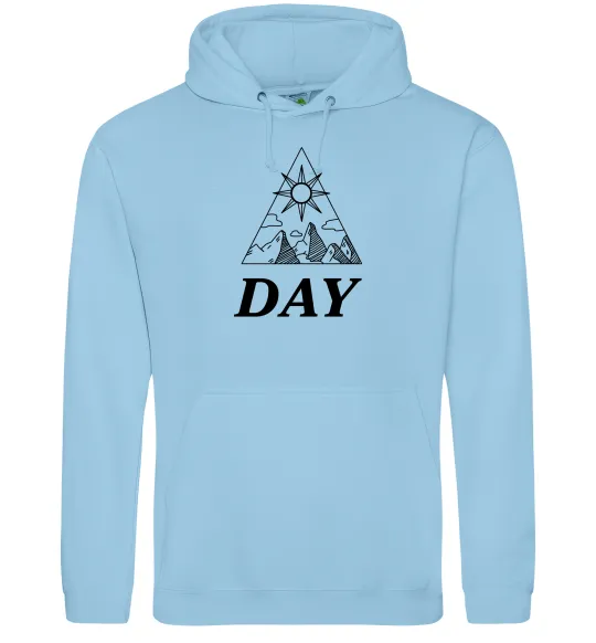Жіноча толстовка (худі) DAY Блакитний фото