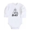 Дитячий бодік DAY Білий фото