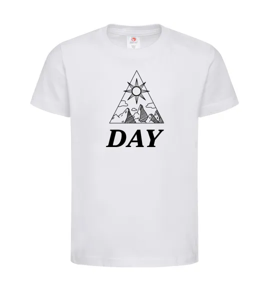 Дитяча футболка DAY Білий фото
