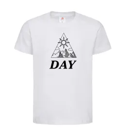 Дитяча футболка DAY Білий фото