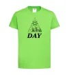 Дитяча футболка DAY Лаймовий фото