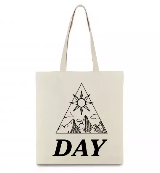 Эко-сумка DAY Бежевый фото