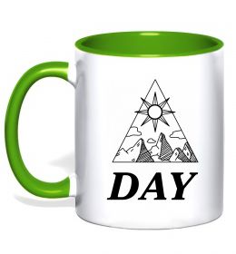 Чашка з кольоровою ручкою DAY