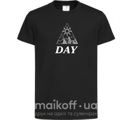 Детская футболка DAY Черный фото