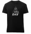 Мужская премиум футболка DAY Черный фото