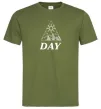 Чоловіча футболка DAY Оливковий Чоловіча футболка DAY Оливковий фото