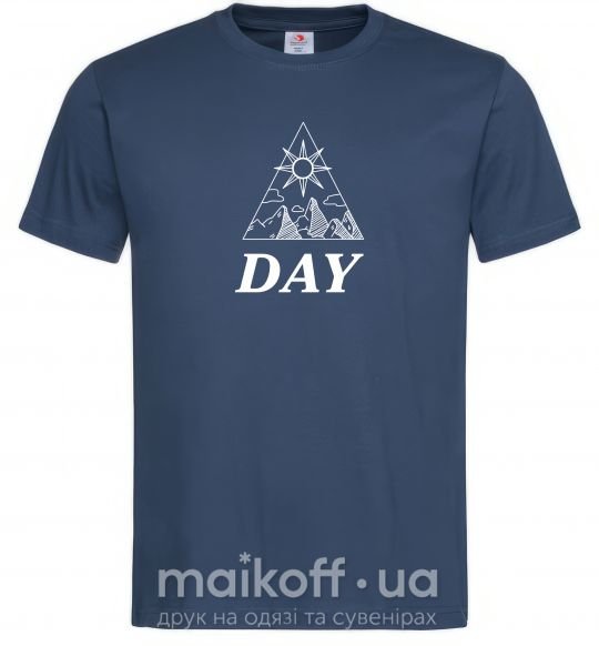 Чоловіча футболка DAY Темно-синій фото