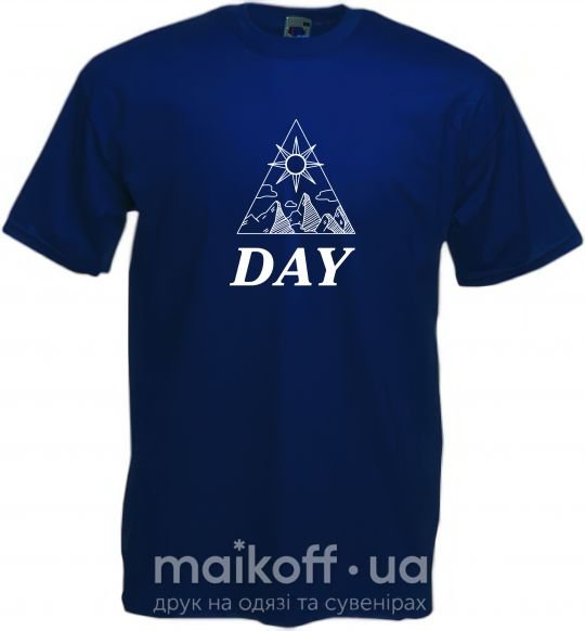 Чоловіча футболка DAY Глибокий темно-синій фото