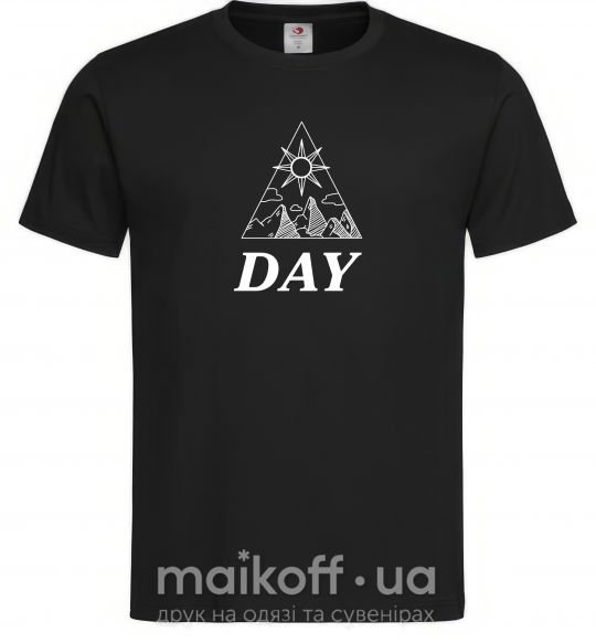 Мужская футболка DAY Черный фото