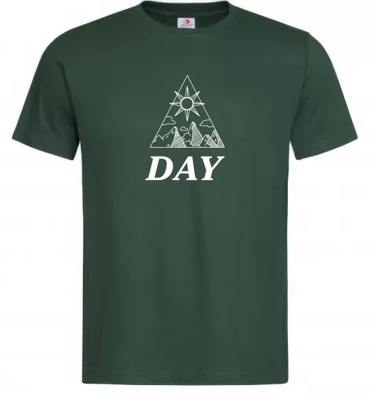 Чоловіча футболка DAY Темно-зелений фото